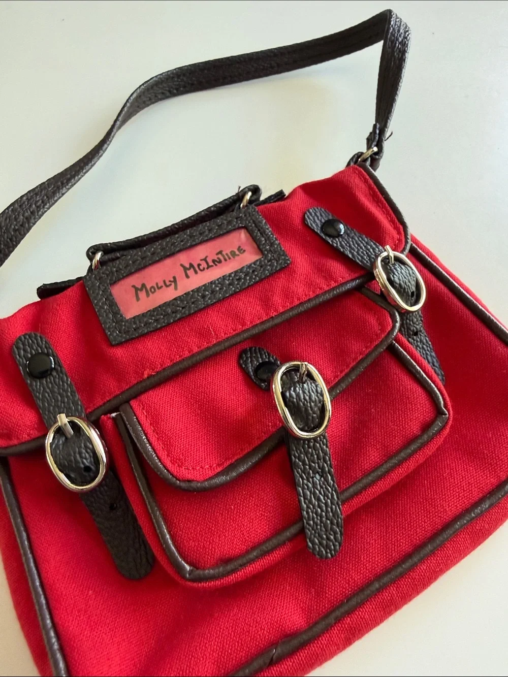 Pleasant Company American Girl Doll Molly McInTire red schoolbag 1996
